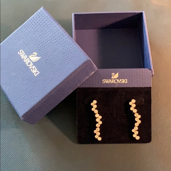 Swarovski Crystal Drop Earrings - Picture 2 of 2